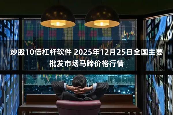 炒股10倍杠杆软件 2025年12月25日全国主要批发市场马蹄价格行情